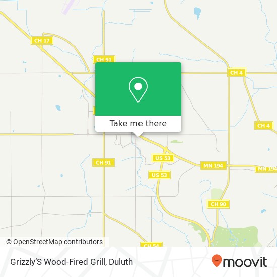 Mapa de Grizzly’S Wood-Fired Grill