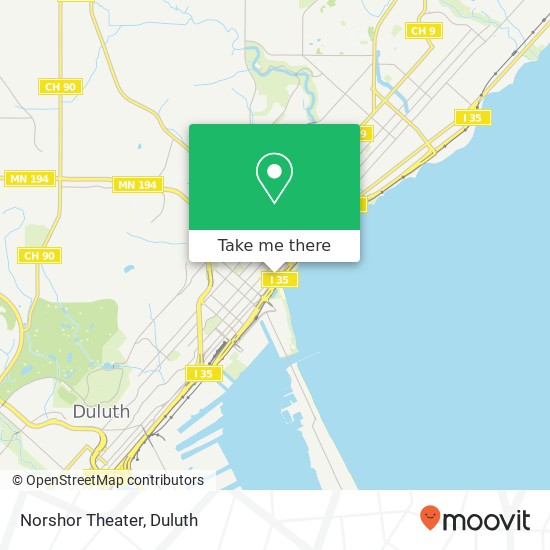Norshor Theater map