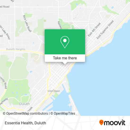 Essentia Health map