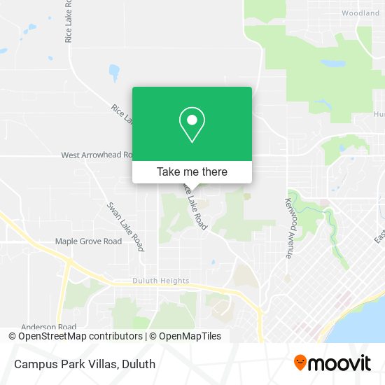 Campus Park Villas map