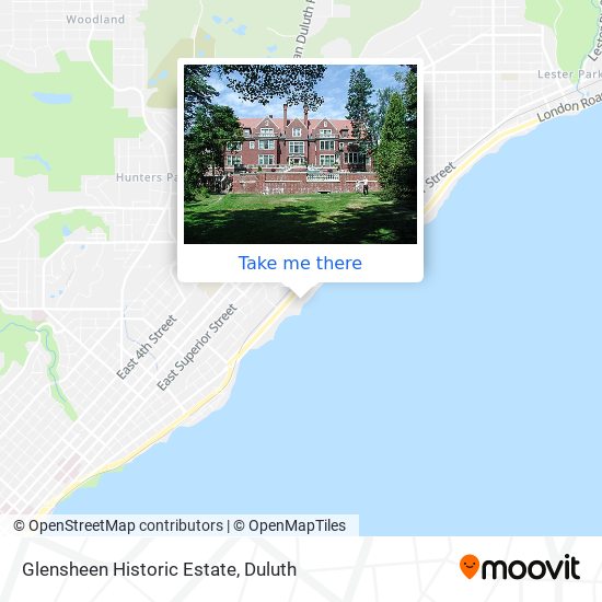 Glensheen Historic Estate map