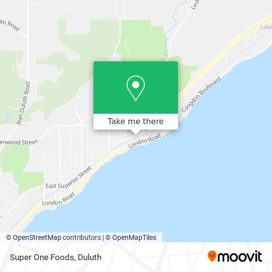 Super One Foods map