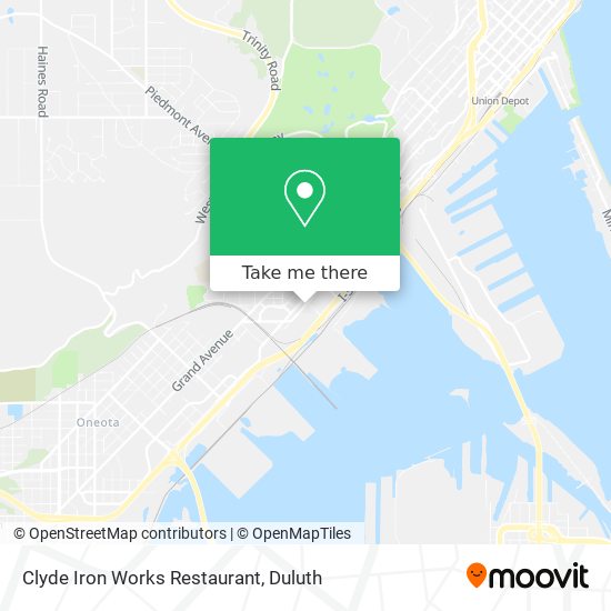 Clyde Iron Works Restaurant map