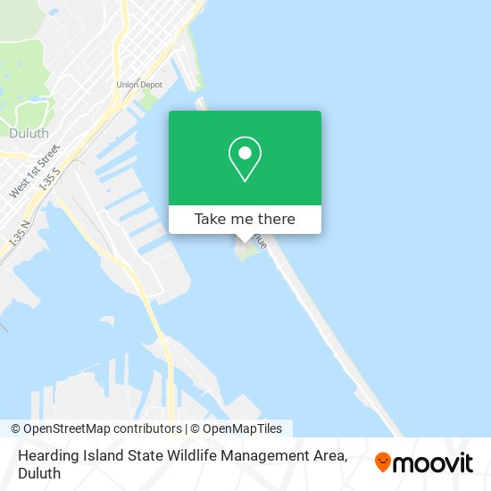Hearding Island State Wildlife Management Area map
