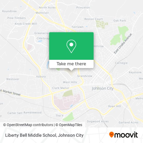 Liberty Bell Middle School map