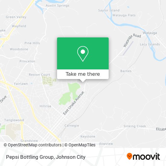 Mapa de Pepsi Bottling Group