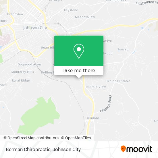 Berman Chiropractic map