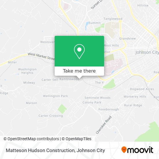 Mapa de Matteson Hudson Construction