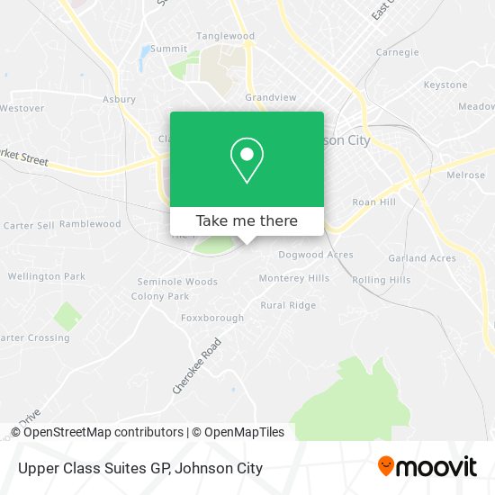 Mapa de Upper Class Suites GP