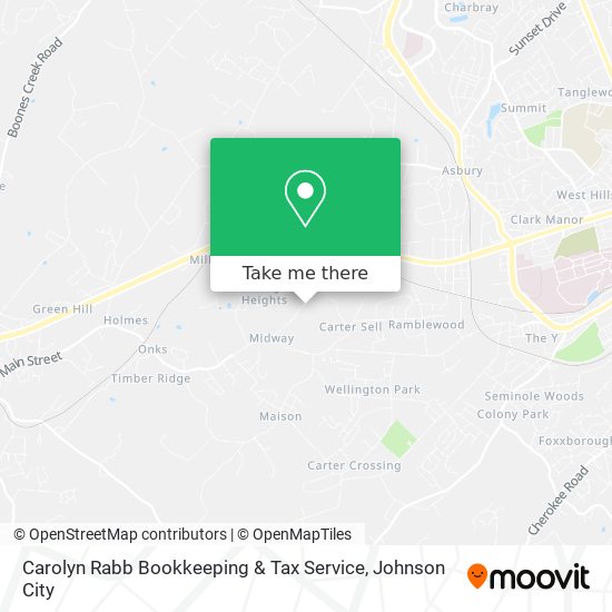 Mapa de Carolyn Rabb Bookkeeping & Tax Service