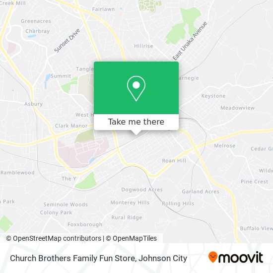 Church Brothers Family Fun Store map