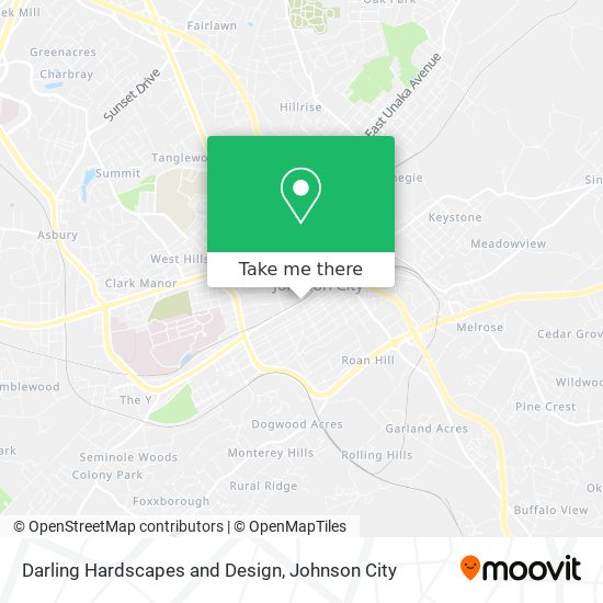 Darling Hardscapes and Design map