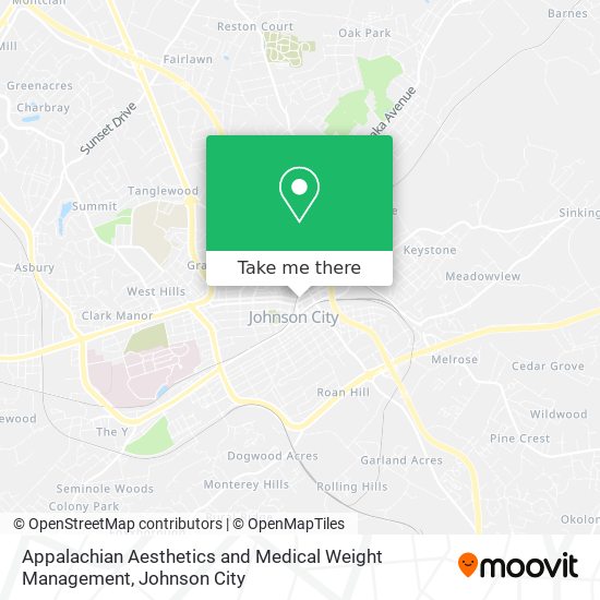 Mapa de Appalachian Aesthetics and Medical Weight Management