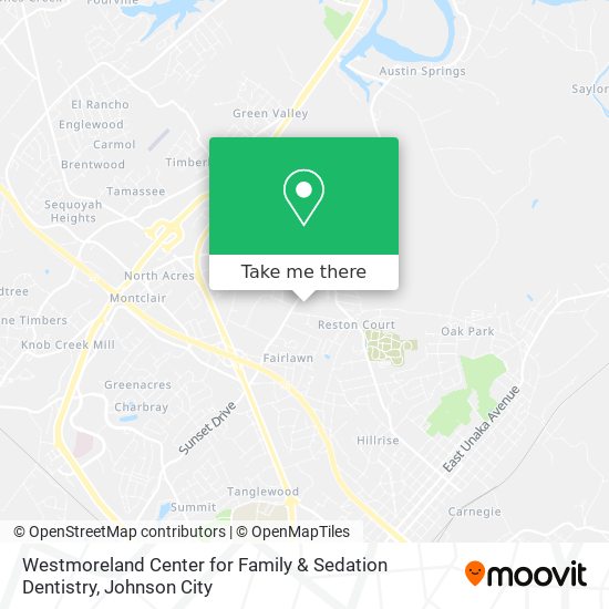 Westmoreland Center for Family & Sedation Dentistry map