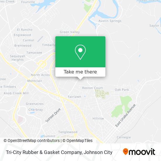 Tri-City Rubber & Gasket Company map