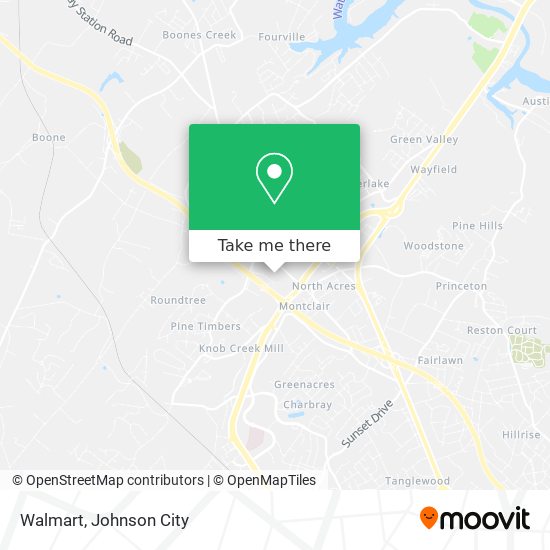 Mapa de Walmart