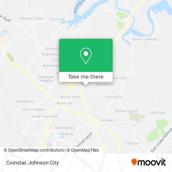 Coinstar map