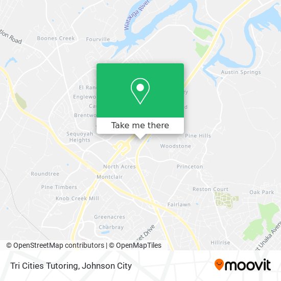 Tri Cities Tutoring map