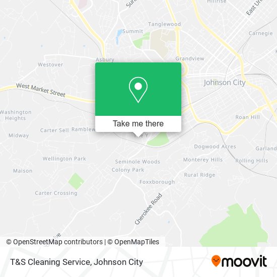 T&S Cleaning Service map