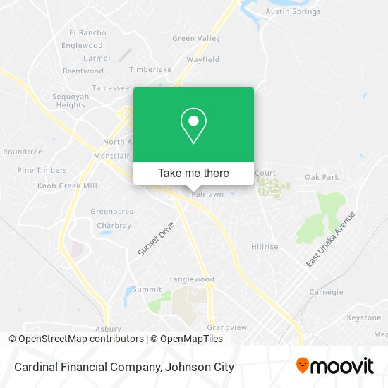 Mapa de Cardinal Financial Company