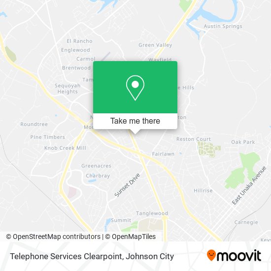 Telephone Services Clearpoint map