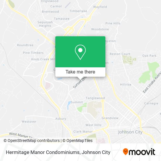 Hermitage Manor Condominiums map