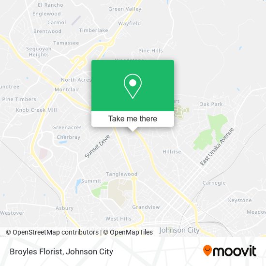 Broyles Florist map