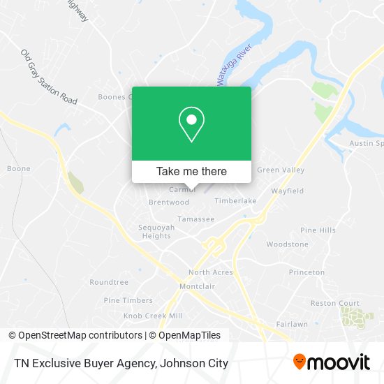 TN Exclusive Buyer Agency map