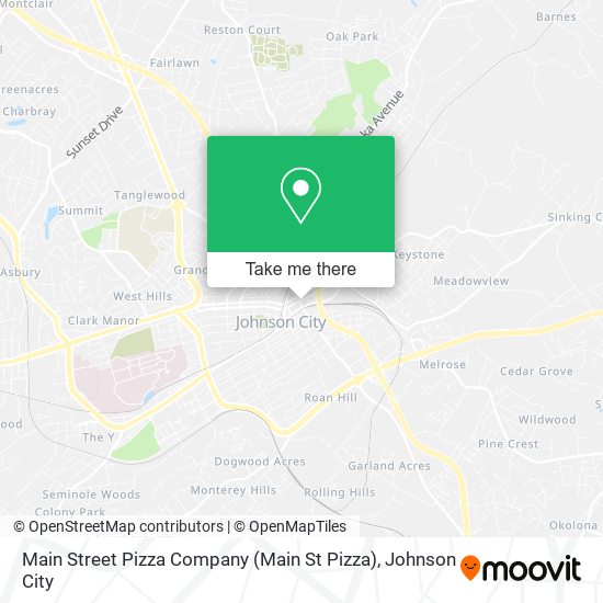 Mapa de Main Street Pizza Company (Main St Pizza)