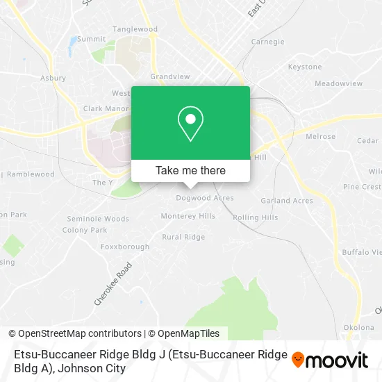 Etsu-Buccaneer Ridge Bldg J map