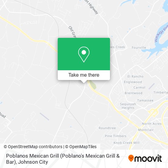 Poblanos Mexican Grill (Poblano's Mexican Grill & Bar) map