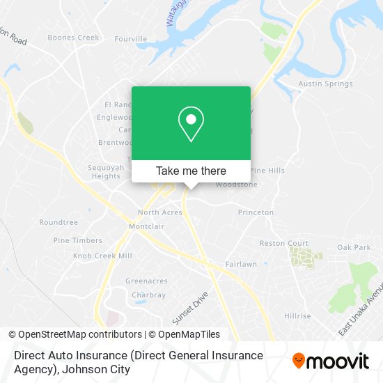 Mapa de Direct Auto Insurance (Direct General Insurance Agency)