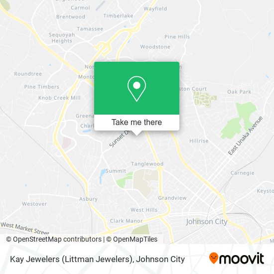 Mapa de Kay Jewelers (Littman Jewelers)