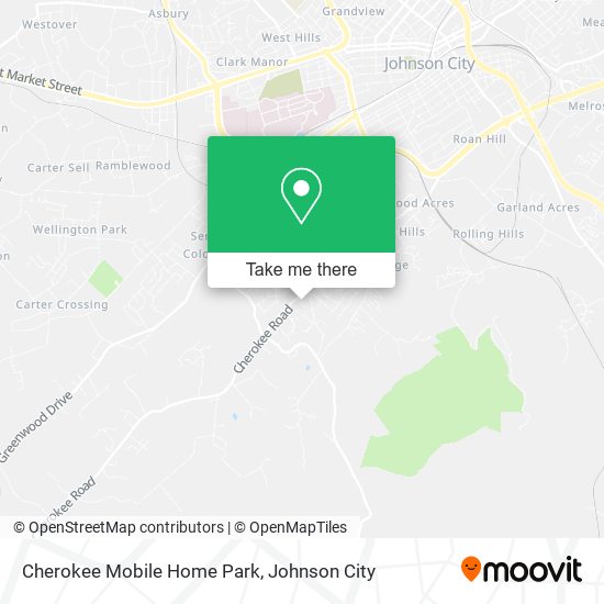 Mapa de Cherokee Mobile Home Park