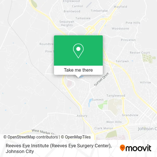 Reeves Eye Institute (Reeves Eye Surgery Center) map