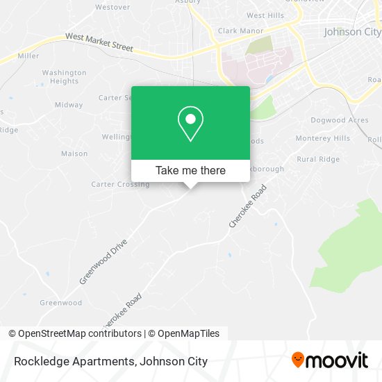 Mapa de Rockledge Apartments