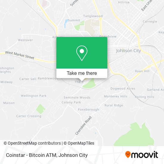 Coinstar - Bitcoin ATM map