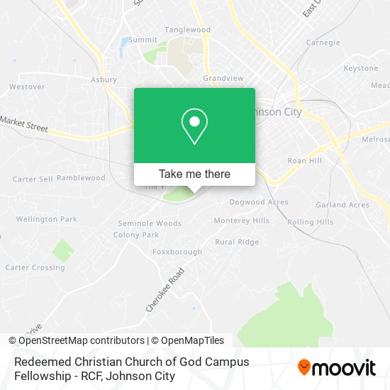 Redeemed Christian Church of God Campus Fellowship - RCF map