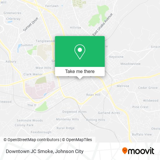 Downtown JC Smoke map