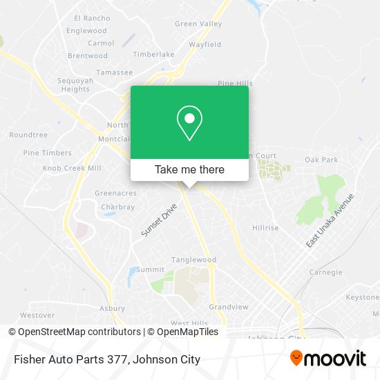 Fisher Auto Parts 377 map