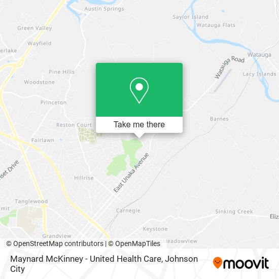 Maynard McKinney - United Health Care map