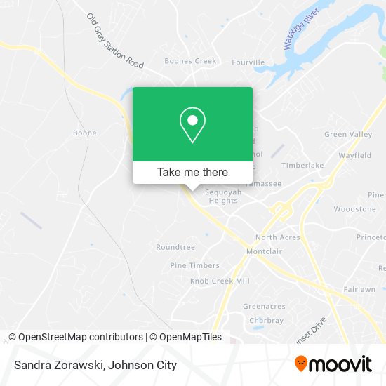 Sandra Zorawski map