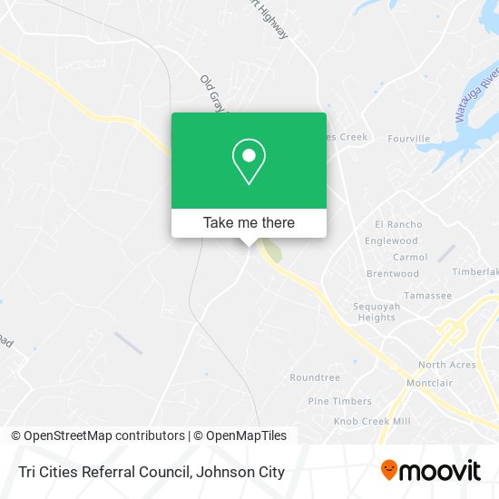 Tri Cities Referral Council map
