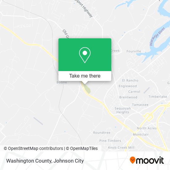 Washington County map