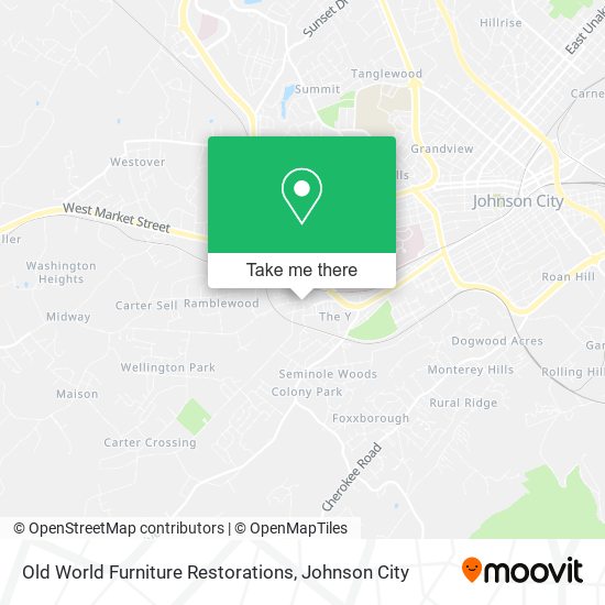 Mapa de Old World Furniture Restorations