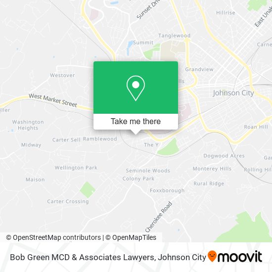 Mapa de Bob Green MCD & Associates Lawyers
