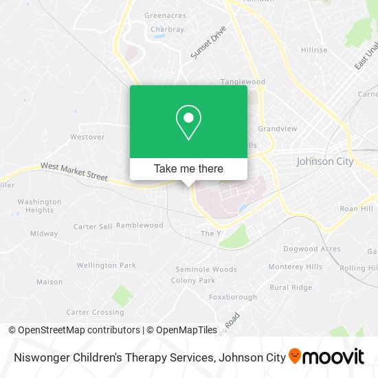 Mapa de Niswonger Children's Therapy Services