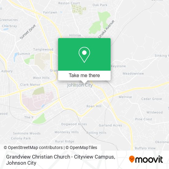 Mapa de Grandview Christian Church - Cityview Campus