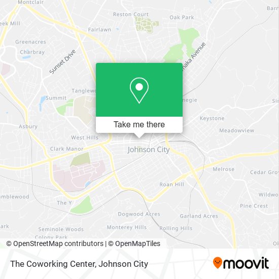 The Coworking Center map