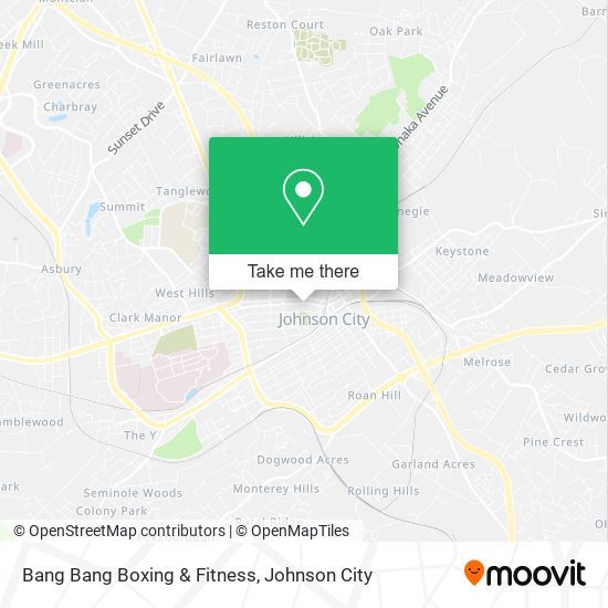 Bang Bang Boxing & Fitness map